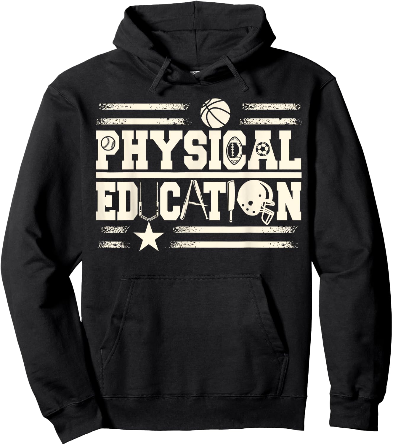 Physical Education Teacher Men Women Girls Kids Hoodie - Hoodie | Black