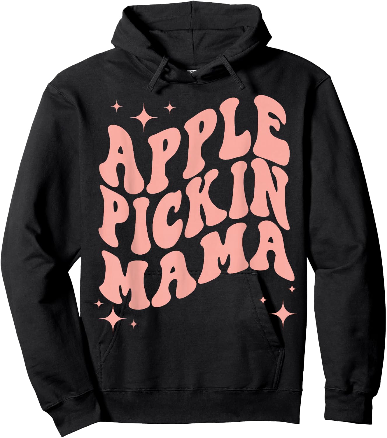 Apple Pickin Mama Mom Apple Picking Crew Harvest Season Hoodie - Hoodie | Black