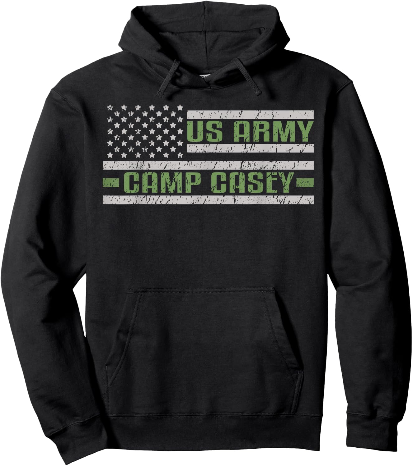 Camp Casey US Military Installation Army Base Hoodie - Hoodie | Black