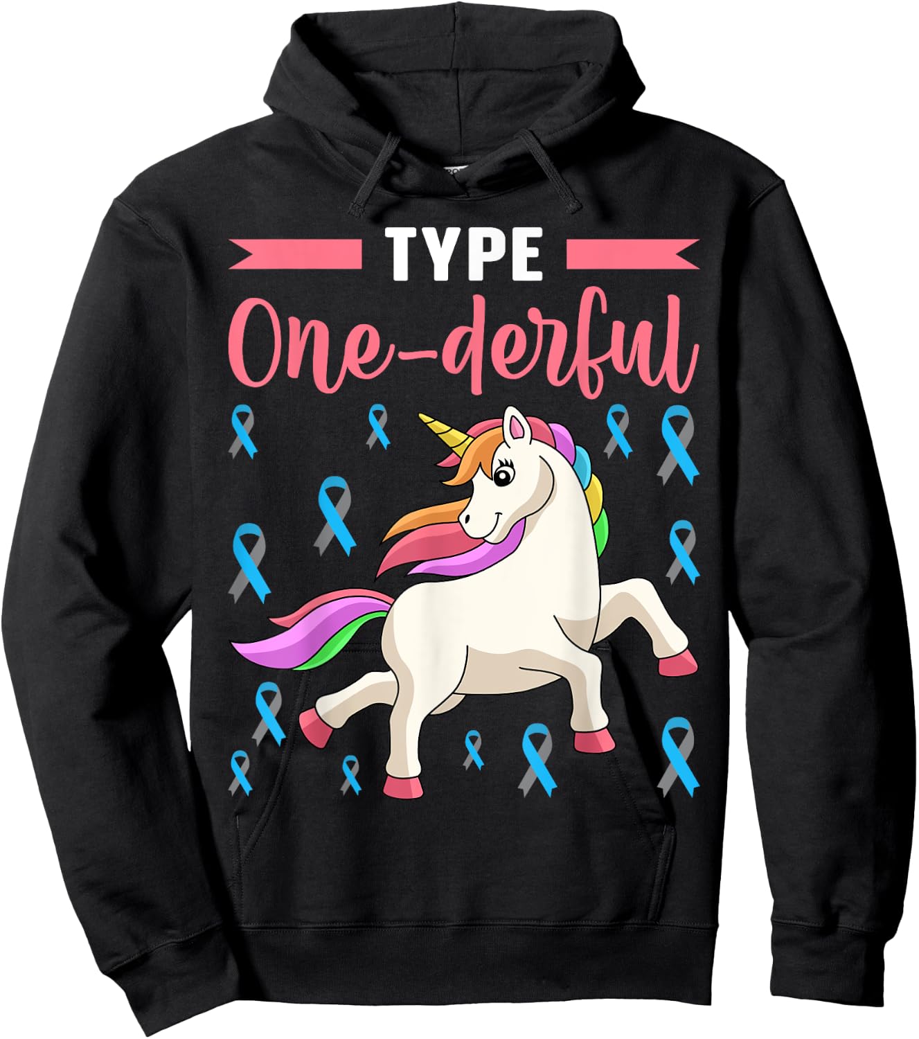 Type One-derful made for a Diabaetes Type One Hoodie - Hoodie | Black
