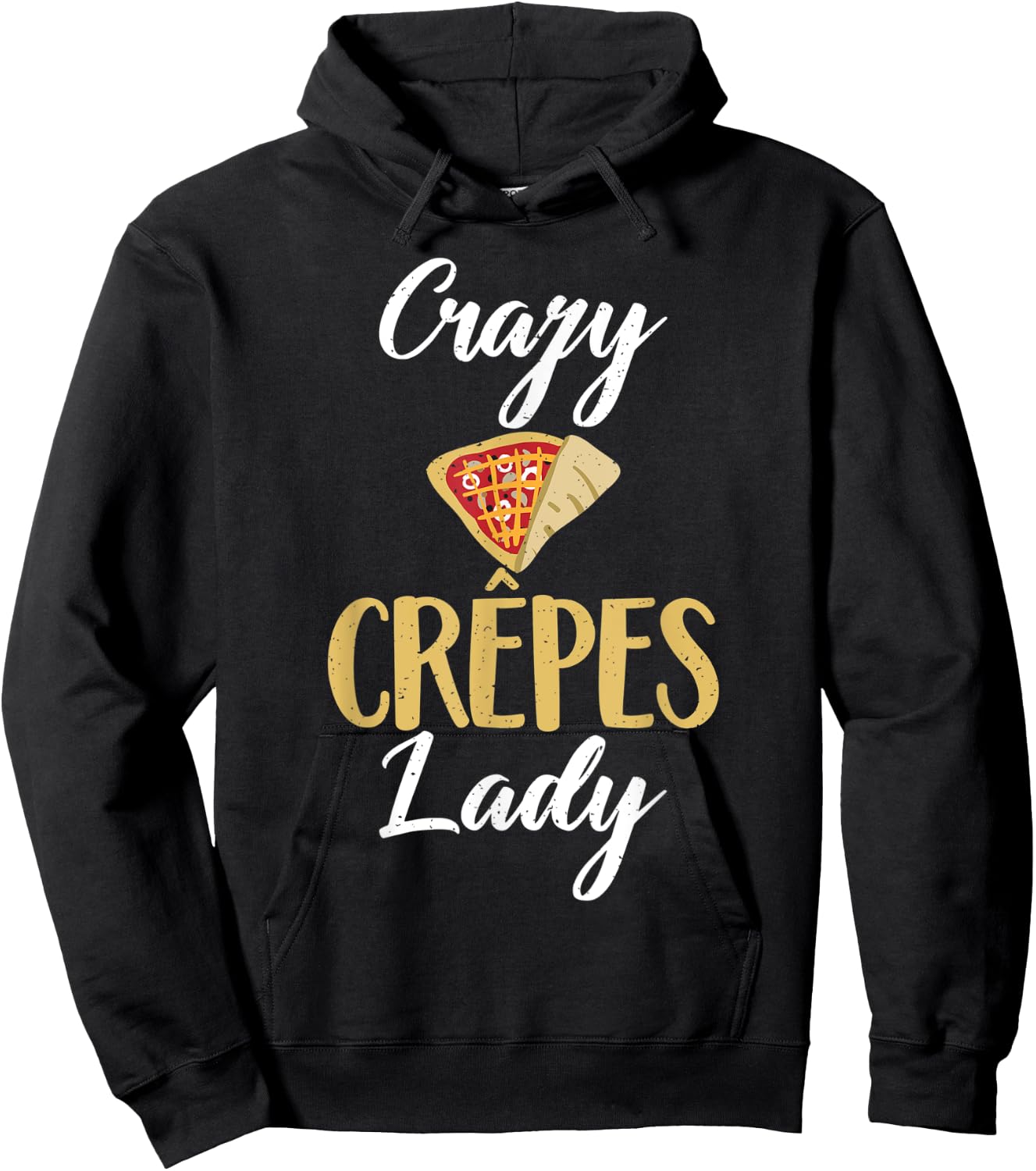 Crazy Crepes Lady Hoodie - Hoodie | Black