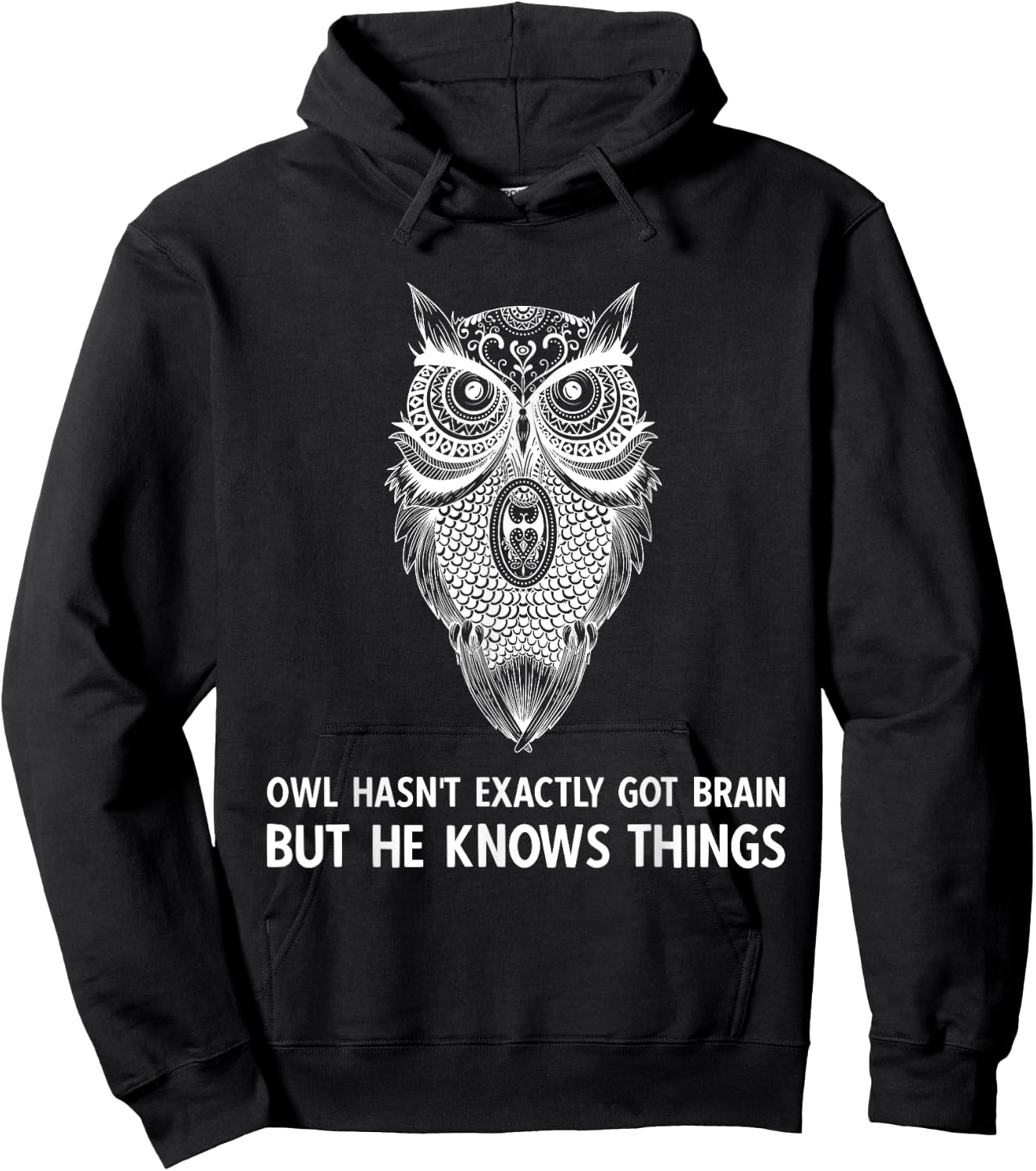 The Magnus Archives White Owl Saying Hoodie - Hoodie | Black