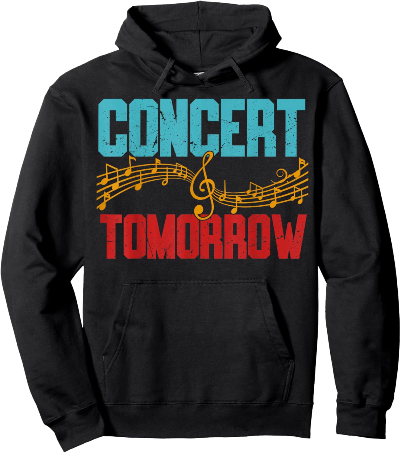 Concert Tomorrow Black -Adults Hoodie - Hoodie | Black