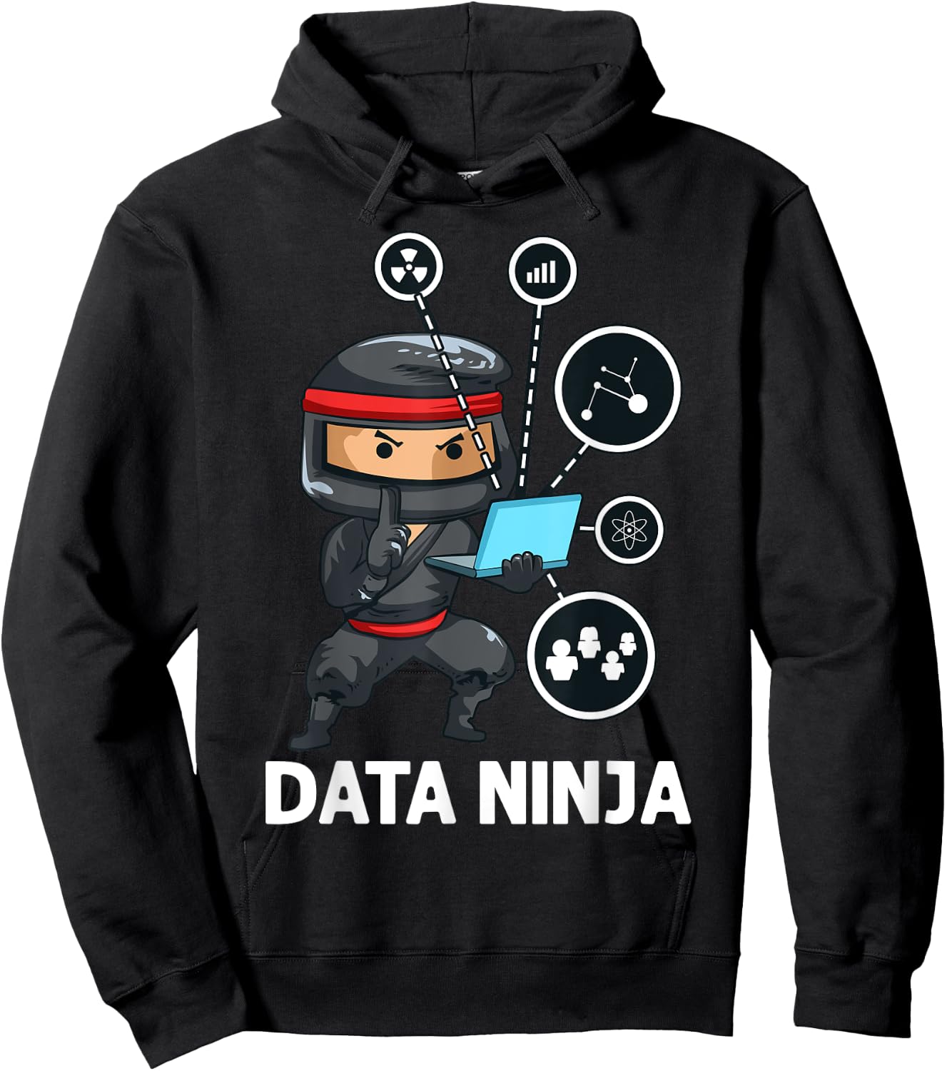 Funny Data Analyst Software Engineering Scientist Hoodie - Hoodie | Black