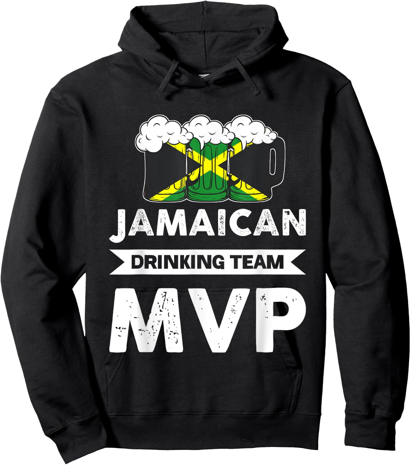 Jamaican Drinking Team MVP Jamaica Hoodie - Hoodie | Black