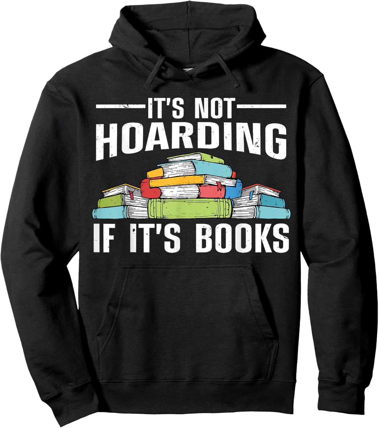 Cool Books Art Men Women Read Books Bookworm Library Reading Hoodie - Hoodie | Black