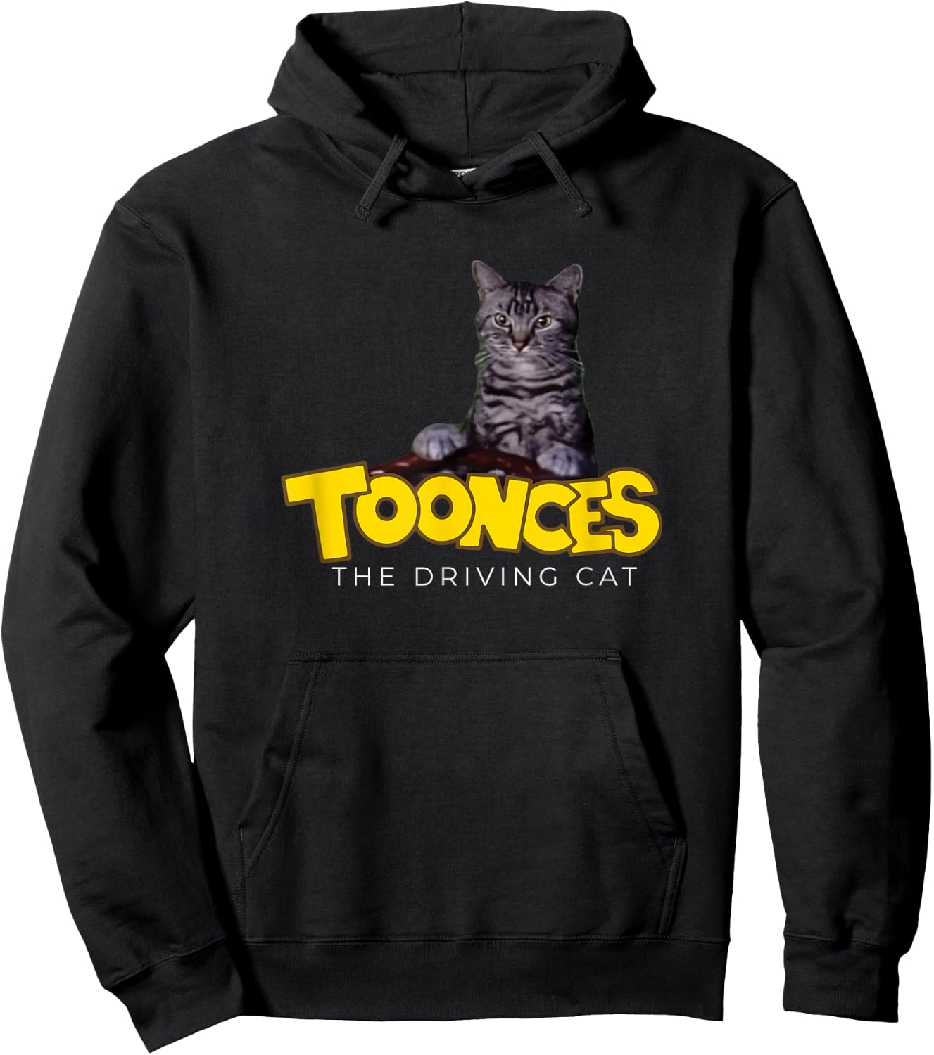 Toonces The Driving Cat Hoodie - Hoodie | Black