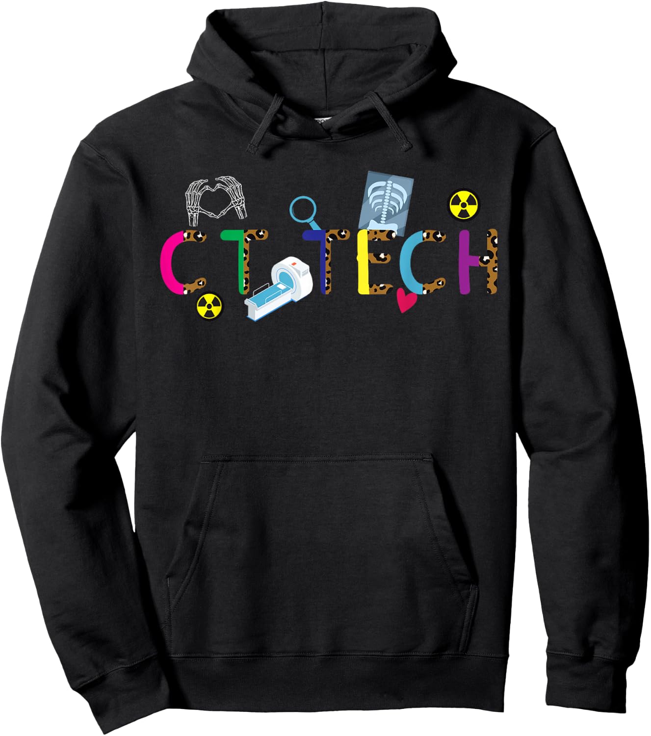 CT Tech Computed Tomography Technologist CT Technologist Hoodie - Hoodie | Black