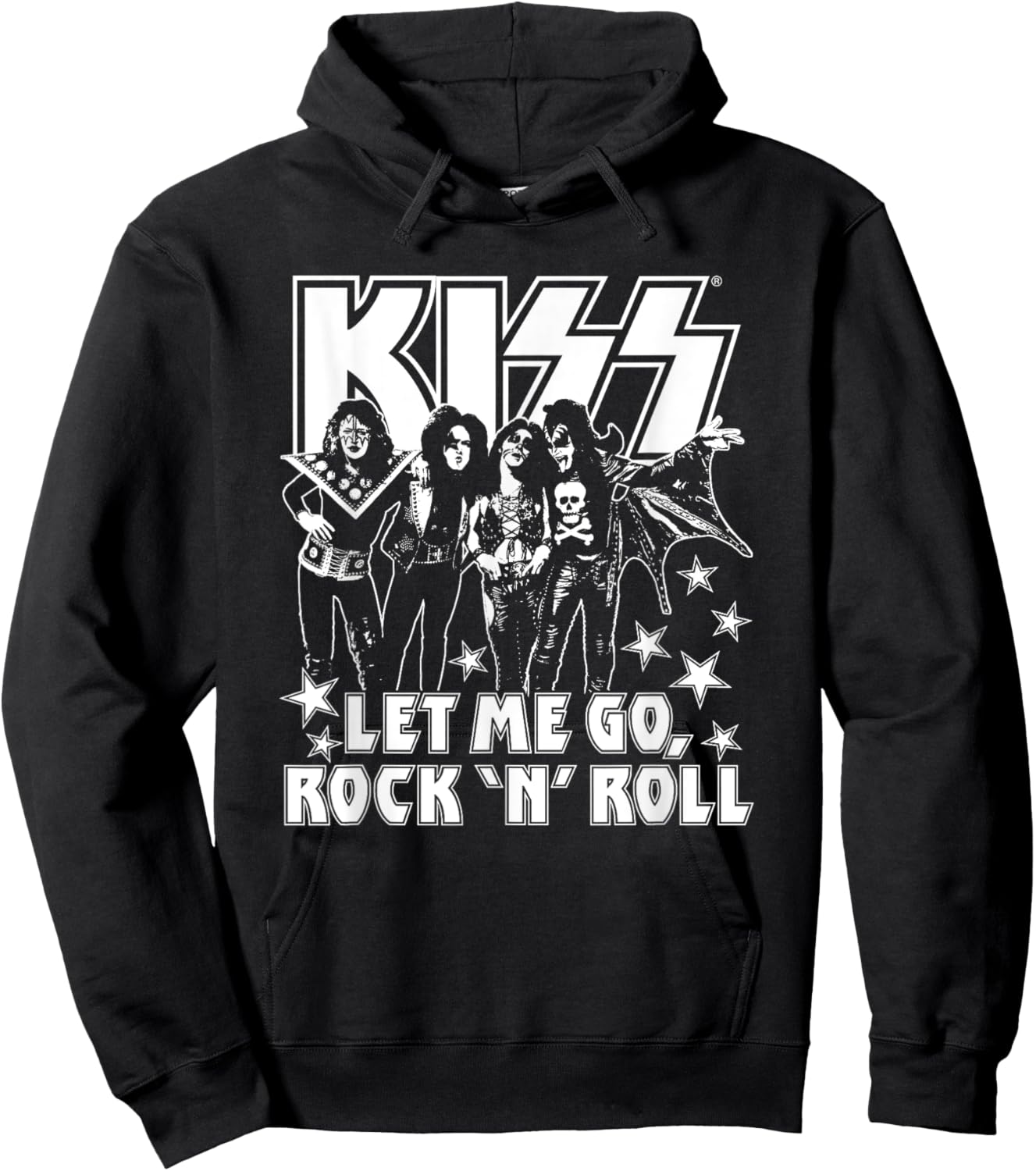 KISS - Let Me Go Hoodie - Hoodie | Black