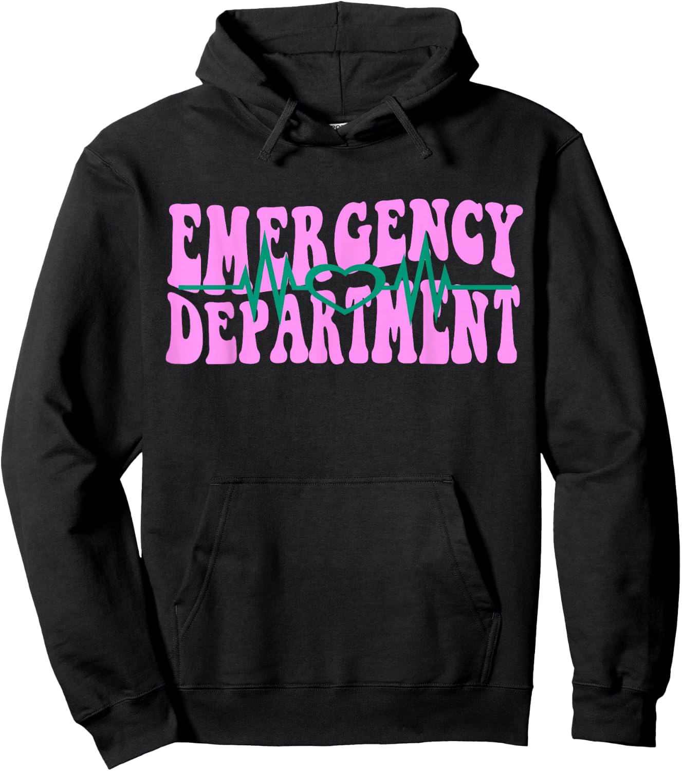 Certified Emergency Room Nurse School Technician ER Doctor Hoodie - Hoodie | Black
