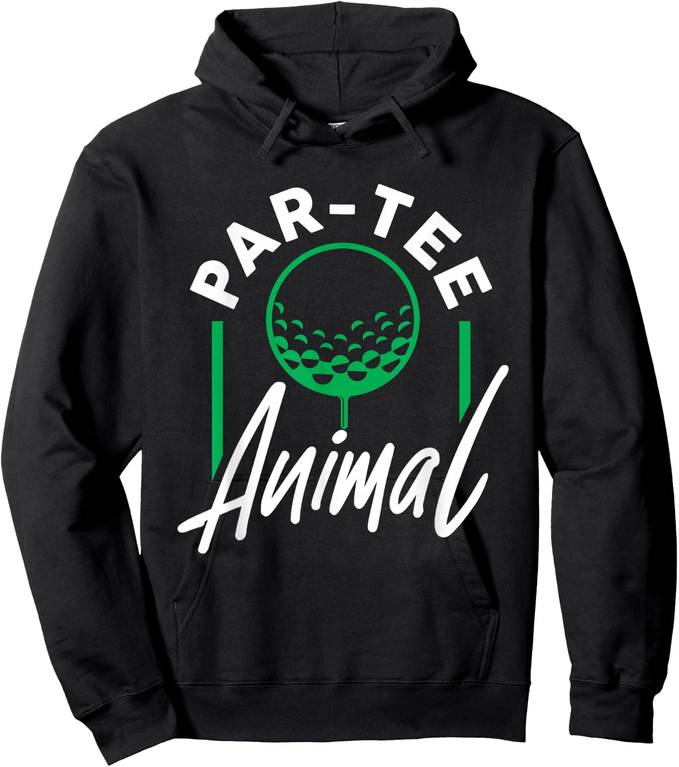 Funny Par- Animal Golf Lover Hoodie - Hoodie | Black