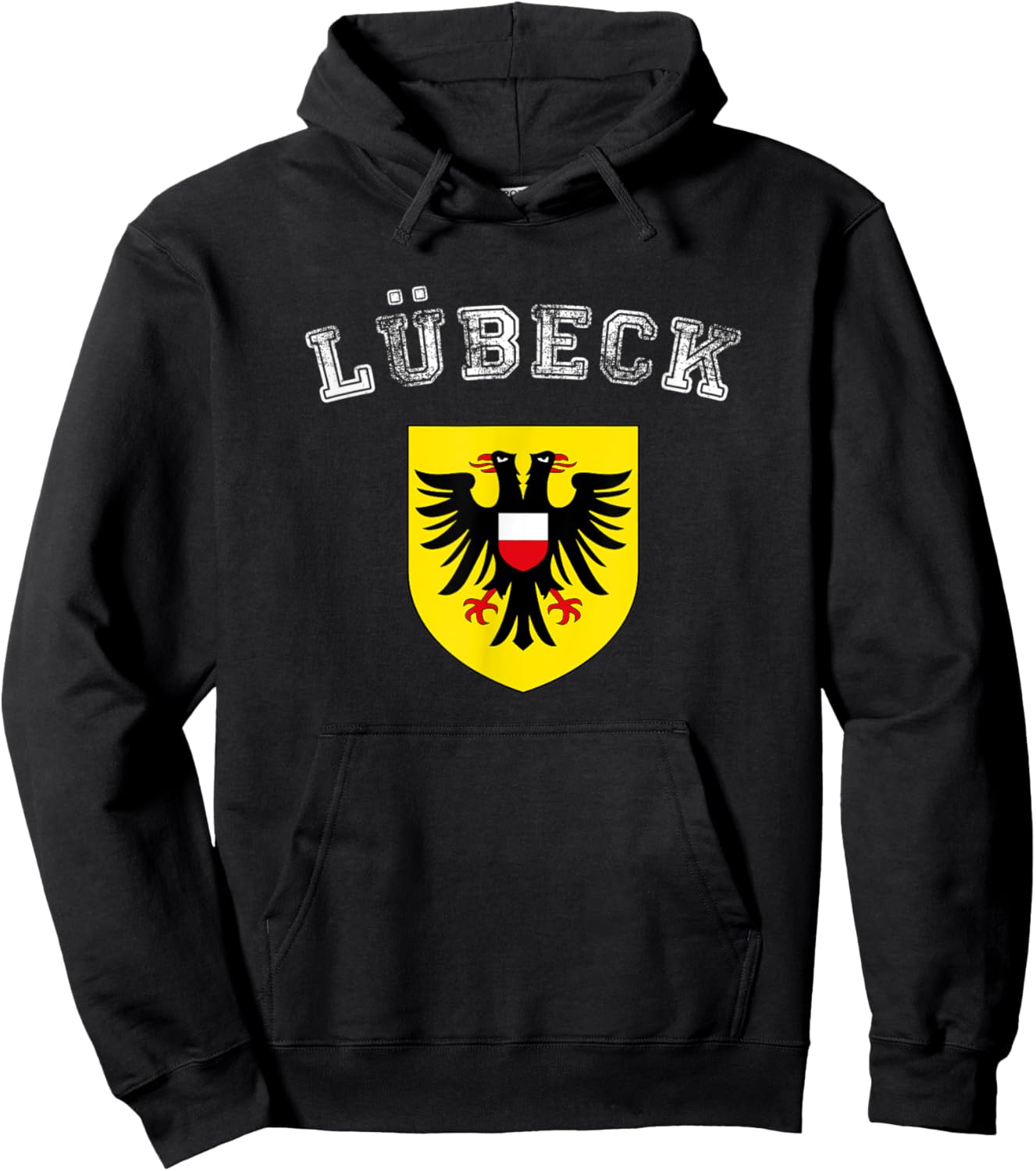 Coat of arms of the city of Lübeck Hoodie - Hoodie | Black
