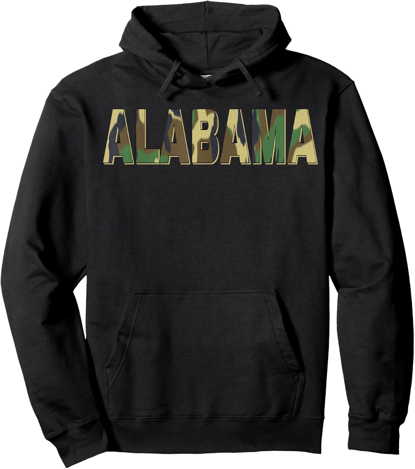 Alabama Camouflage Men Women & Kids Camo Alabama Hoodie - Hoodie | Black