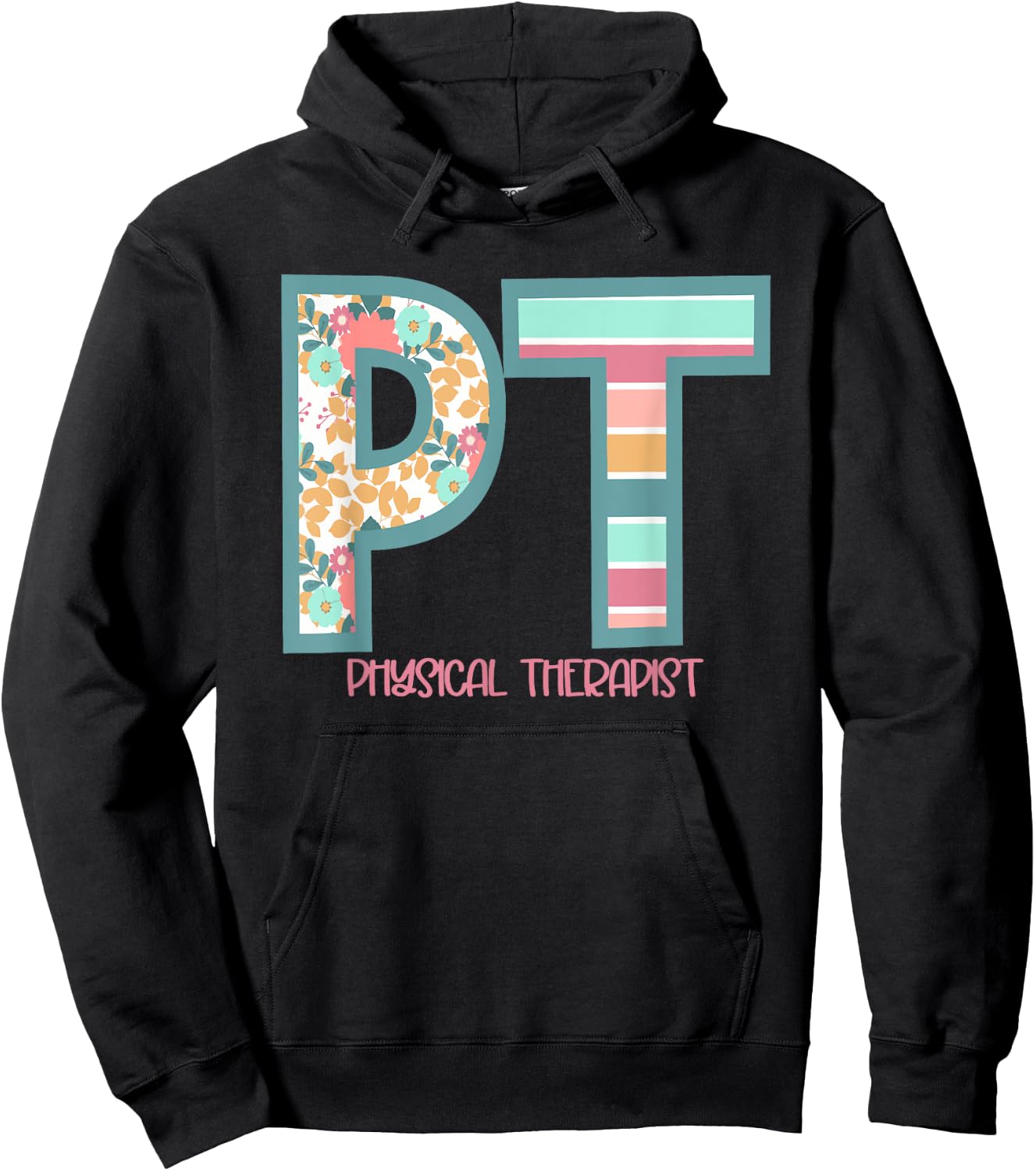 Groovy Physical Therapy PT Physical Therapist Back To School Hoodie - Hoodie | Black