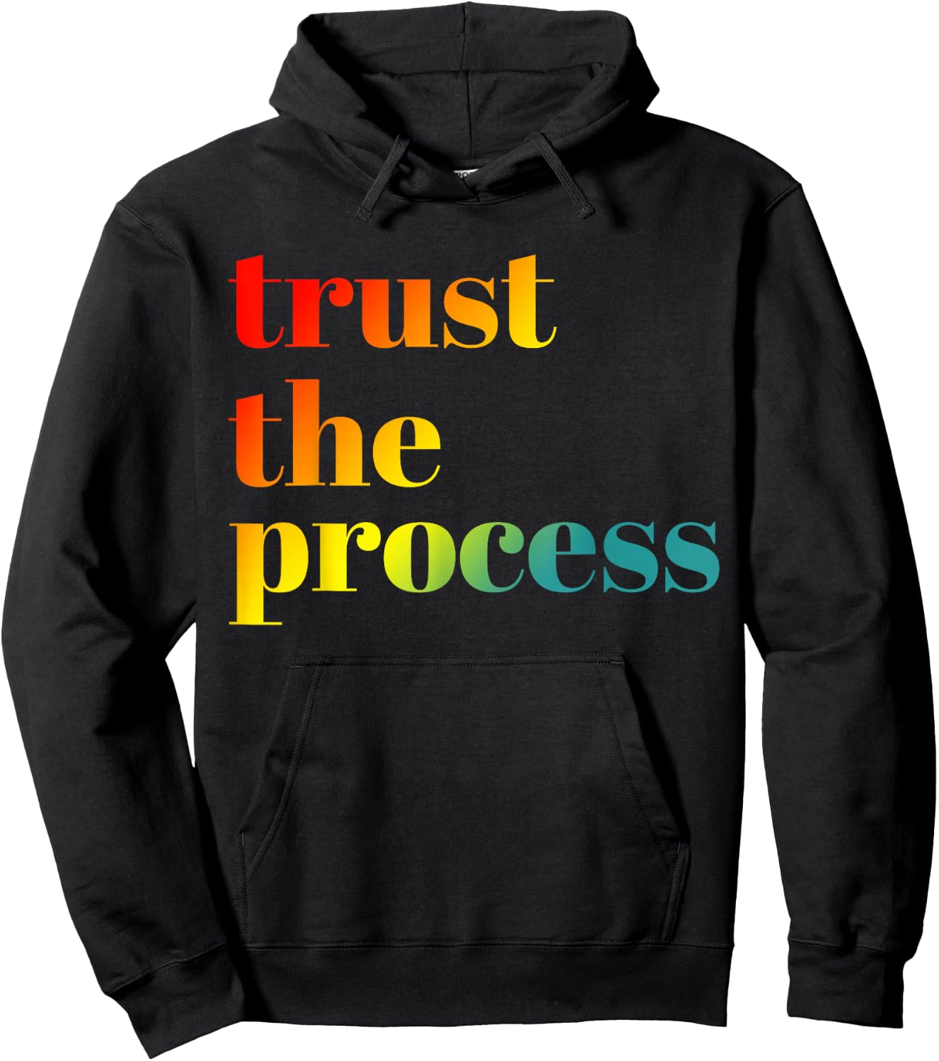 Trust The Process Apparel Hoodie - Hoodie | Black
