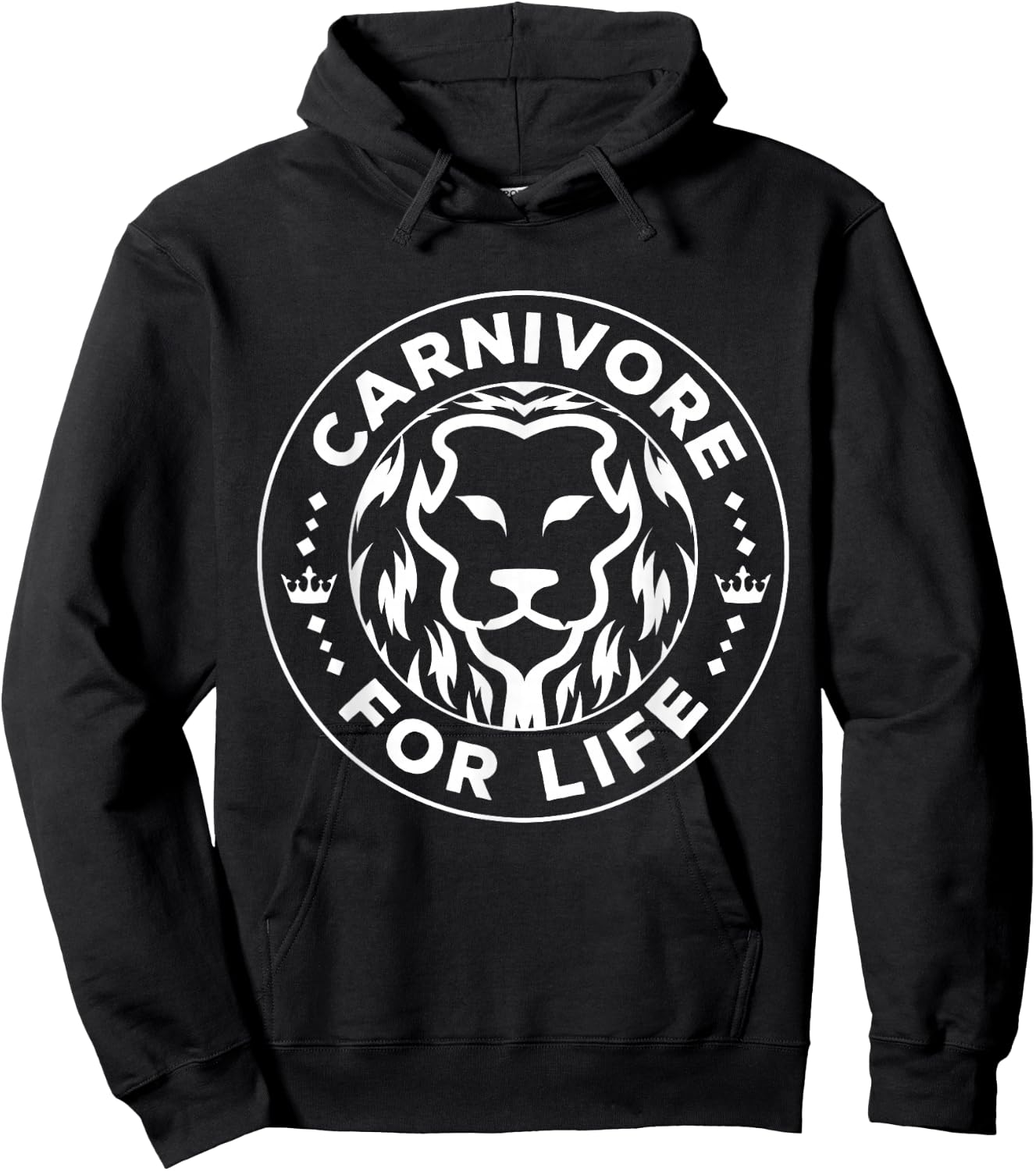 Carnivore Diet for Life Lion Carnivores Meat Ketogenic Lover Hoodie - Hoodie | Black