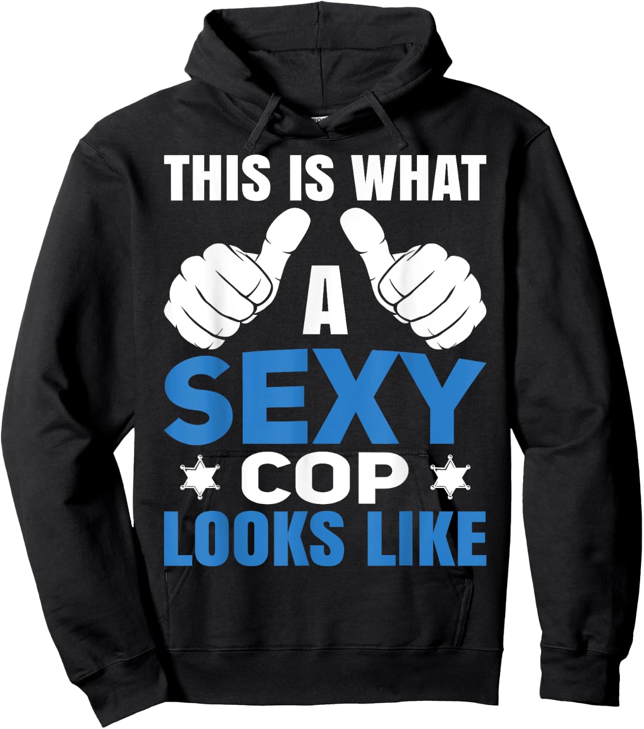 Cop Police Officer Sheriff Hoodie - Hoodie | Black