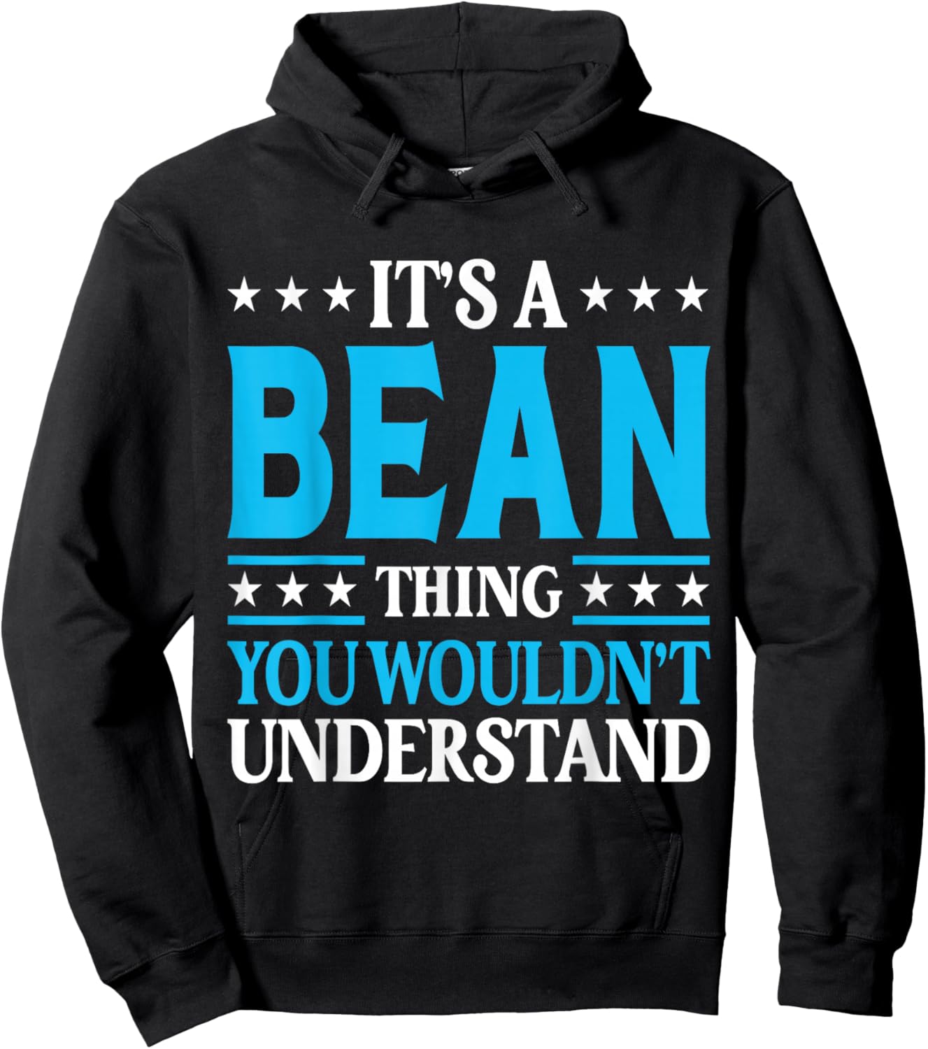 It's A Bean Thing Family Name Hoodie - Hoodie | Black