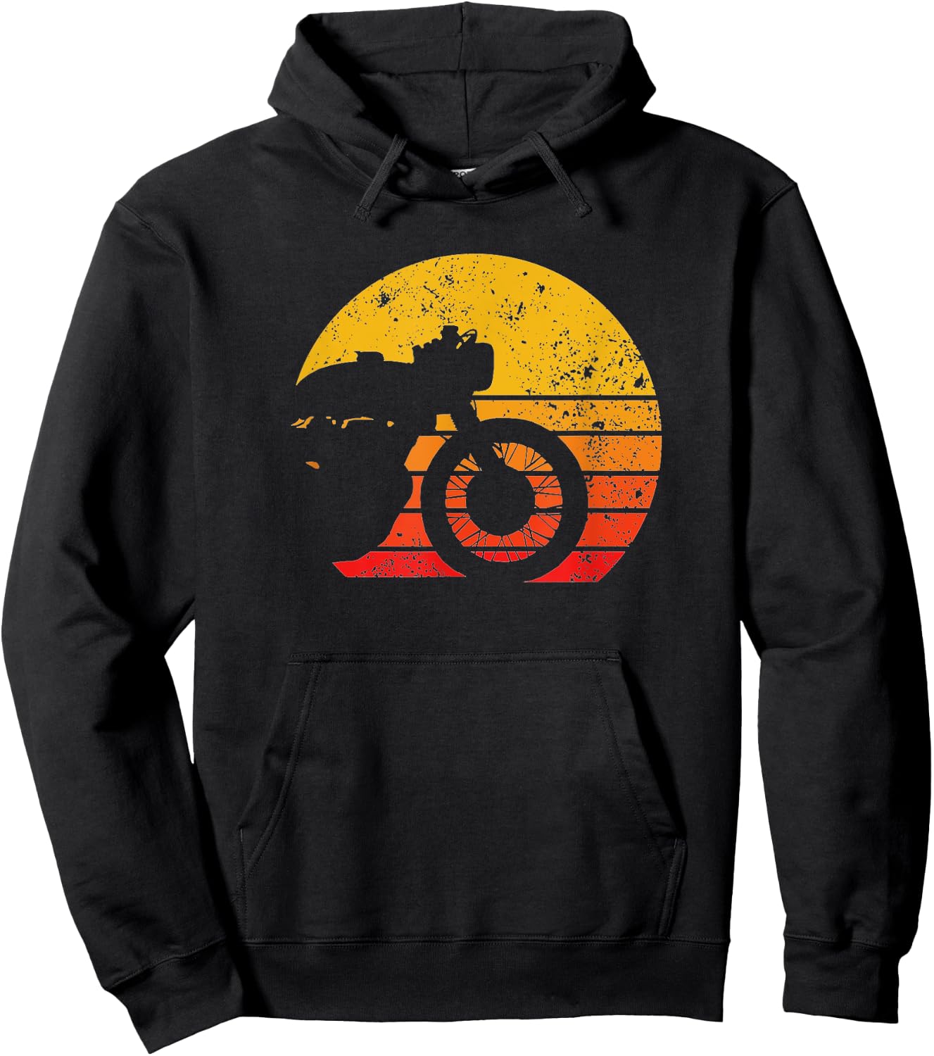 Motorcycle Shirt Cool Vintage Retro Cafe Racer Fan Hoodie - Hoodie | Black
