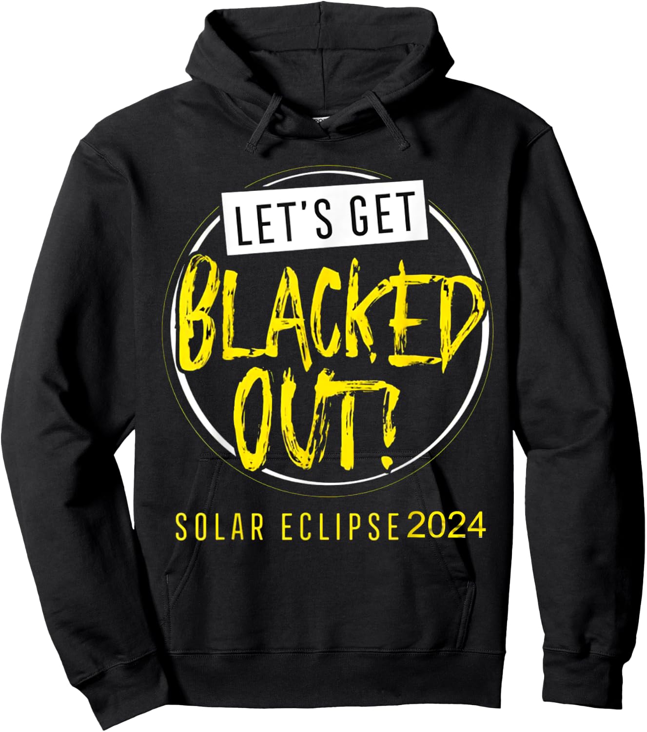 2024 Total Solar Eclipse April 8 Path Of The Eclipse Hoodie - Hoodie | Black