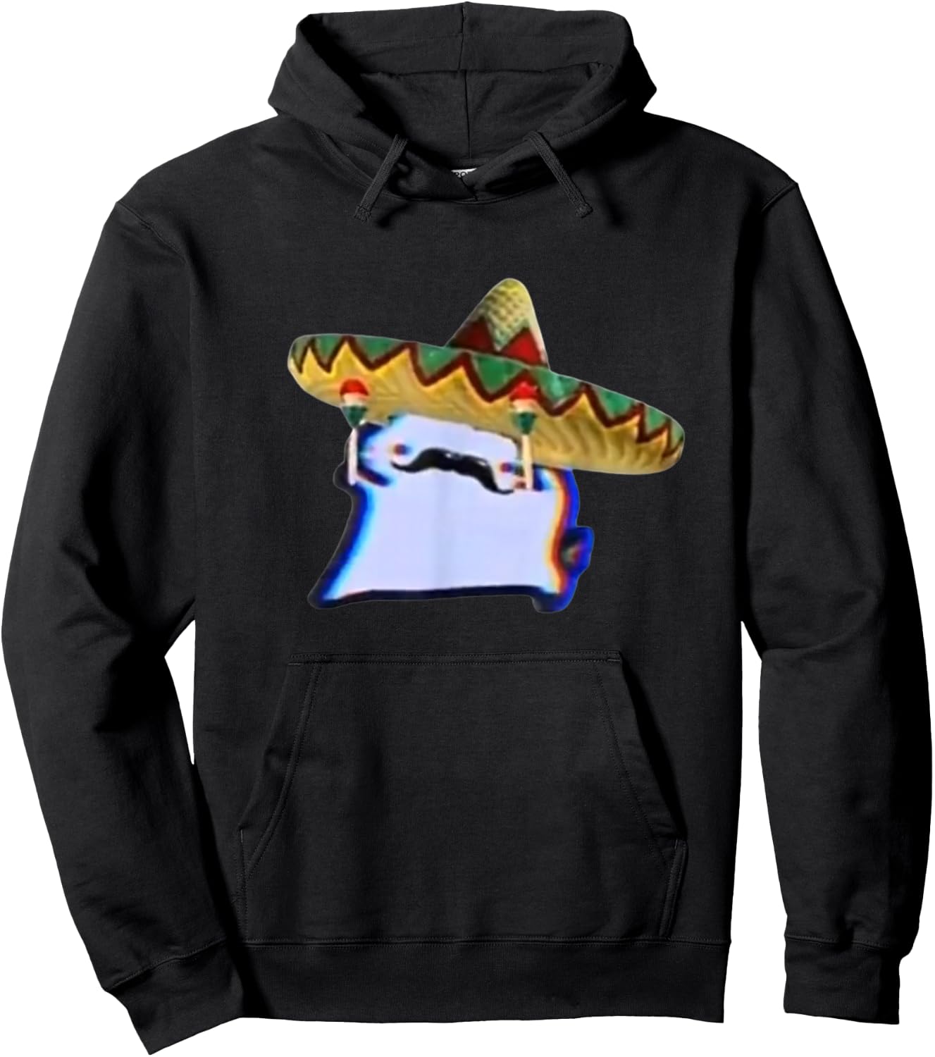 Mexican Crumb Cat Cuptoast Funny Dancing Meme Hoodie - Hoodie | Black