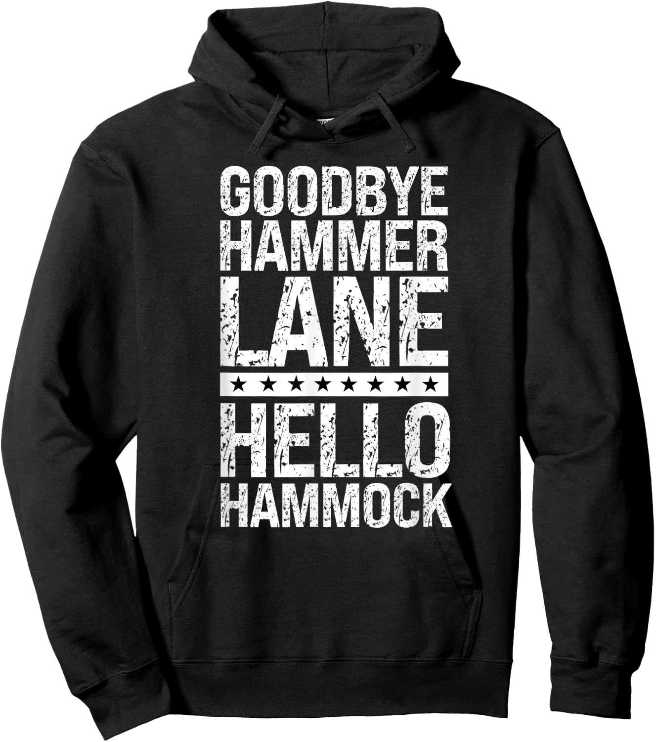 Retired Truck Driver Trucking Retirement Big Rig Hammer Lane Hoodie - Hoodie | Black