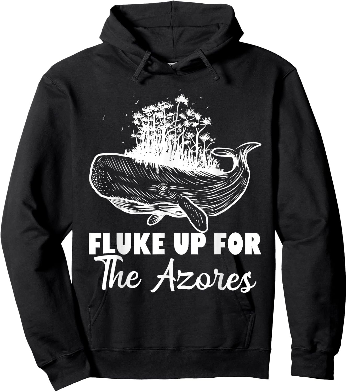 Azores Summer Vacation Whale Watching Beach Vacay Hoodie - Hoodie | Black