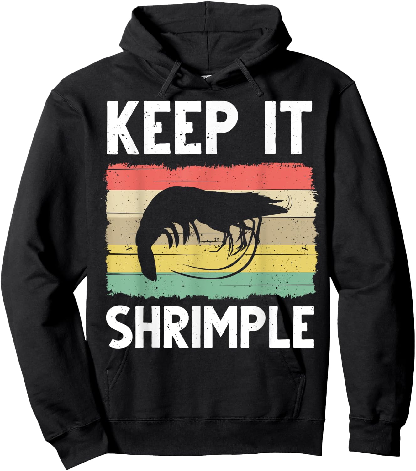 Funny Shrimp Gift Women Cool Fishing Prawn Lover Hoodie - Hoodie | Black