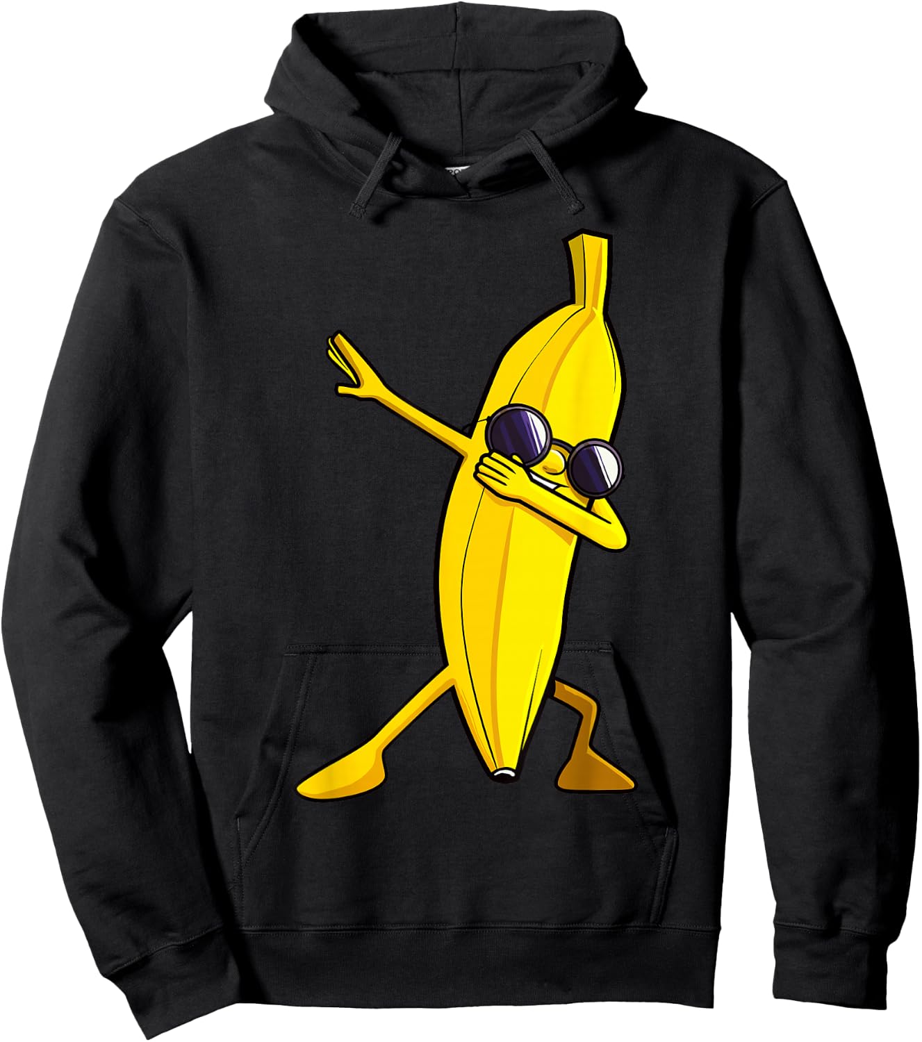 Dabbing Banana Hawaiian Tropical Fruit Lover Men Women Kids Hoodie - Hoodie | Black