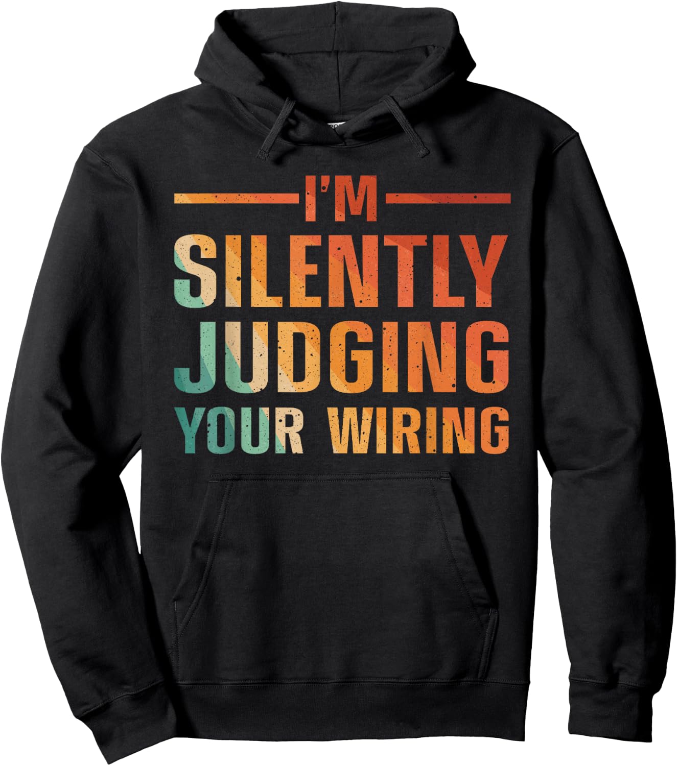 Cool Electrician Art Men Women Electric Engineer Electrician Hoodie - Hoodie | Black
