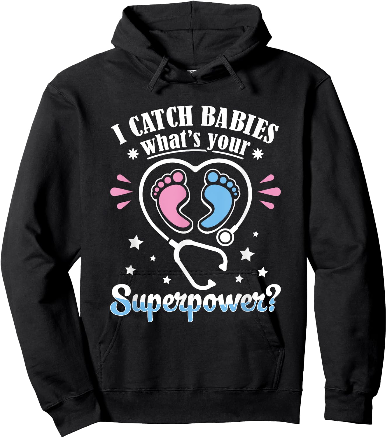 Obstetrics Gynecology Nurse Catch Babies Obgyn Obstetrician Hoodie - Hoodie | Black