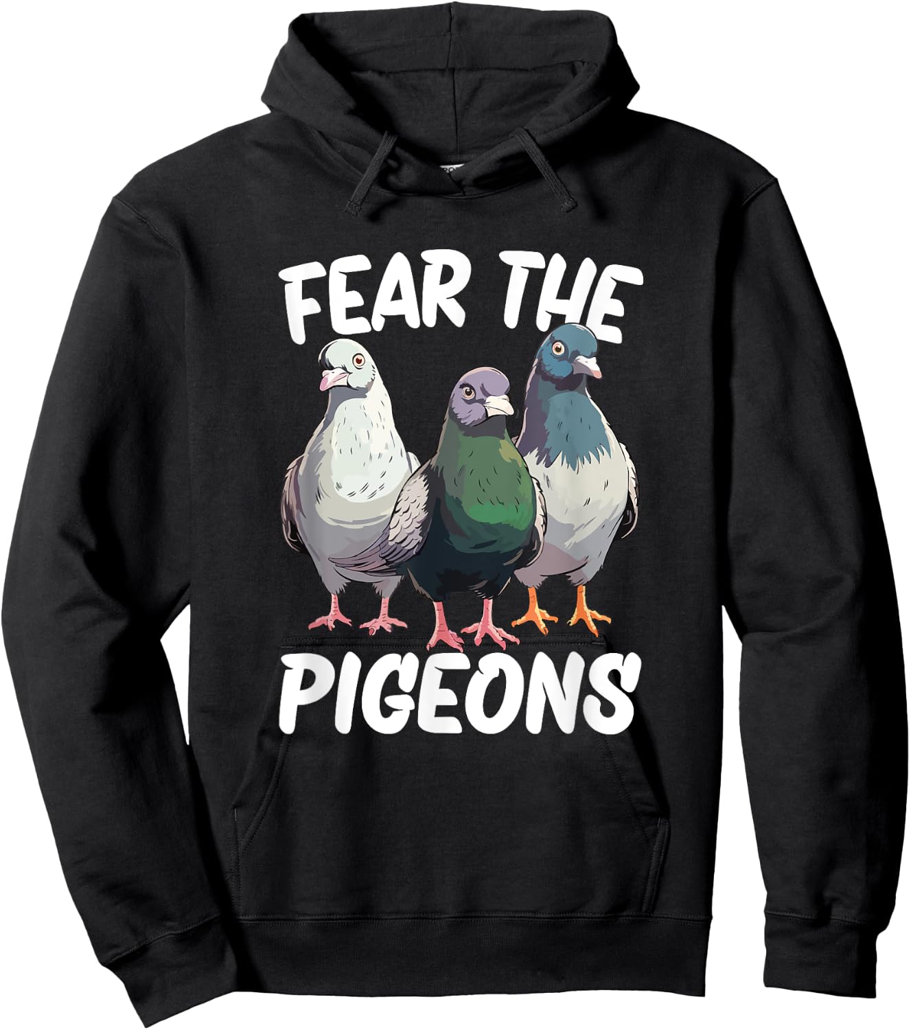 Fear The Pigeon Hoodie - Hoodie | Black