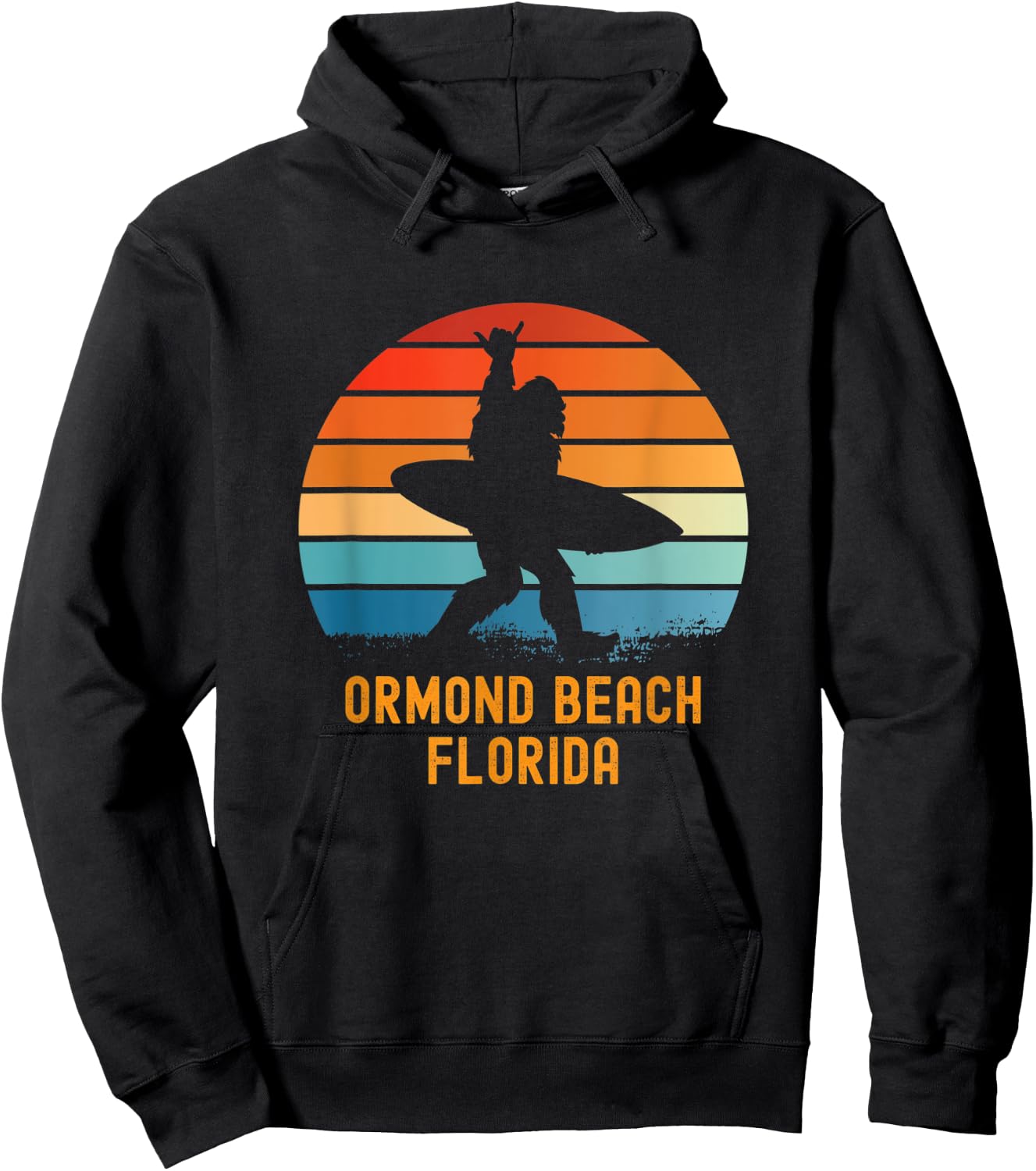 Ormond Beach - Florida Sasquatch Souvenir Women Kids Hoodie - Hoodie | Black