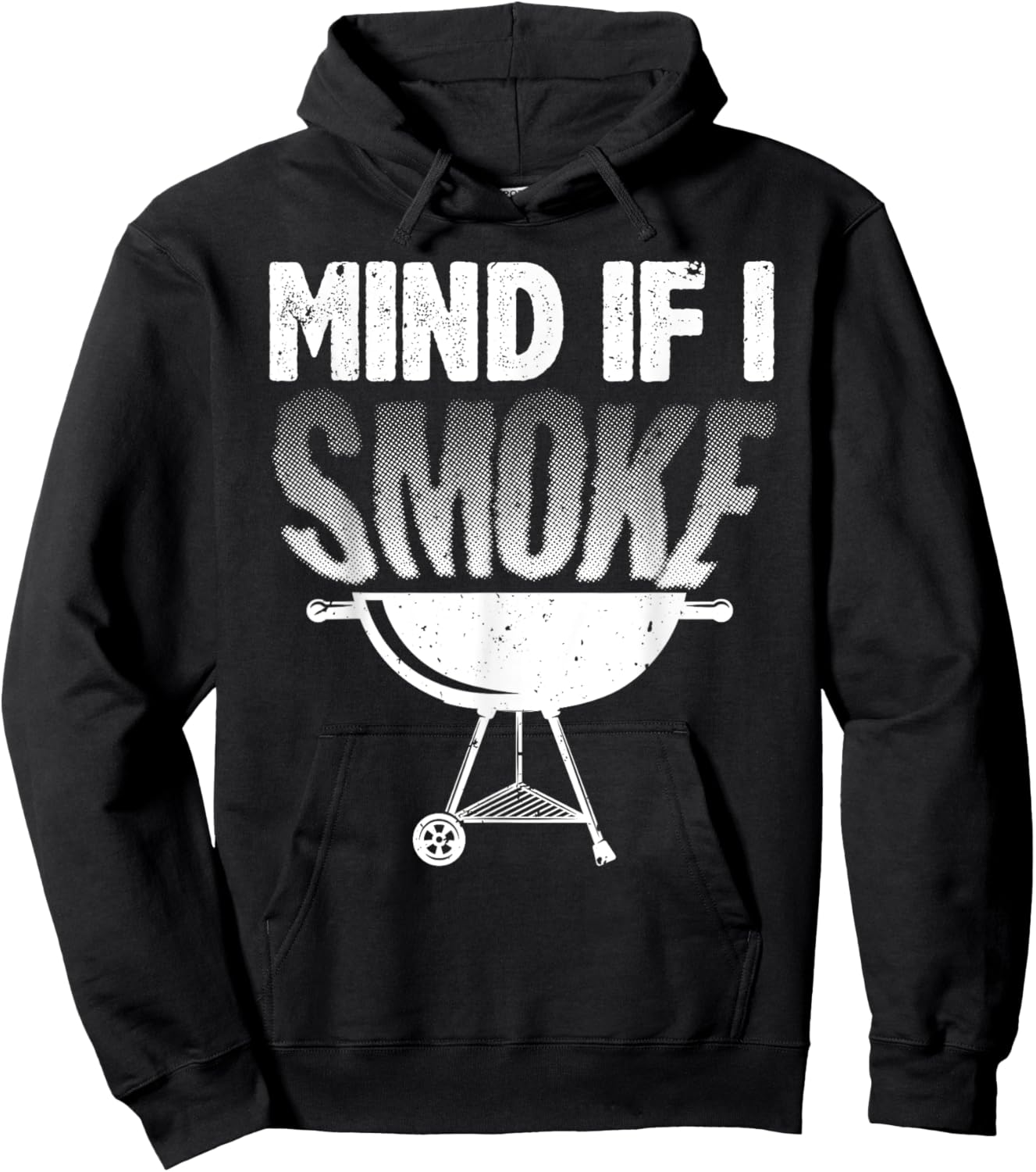 Smoking Dad Grilling Meat BBQ Smoker Food Griller Hoodie - Hoodie | Black