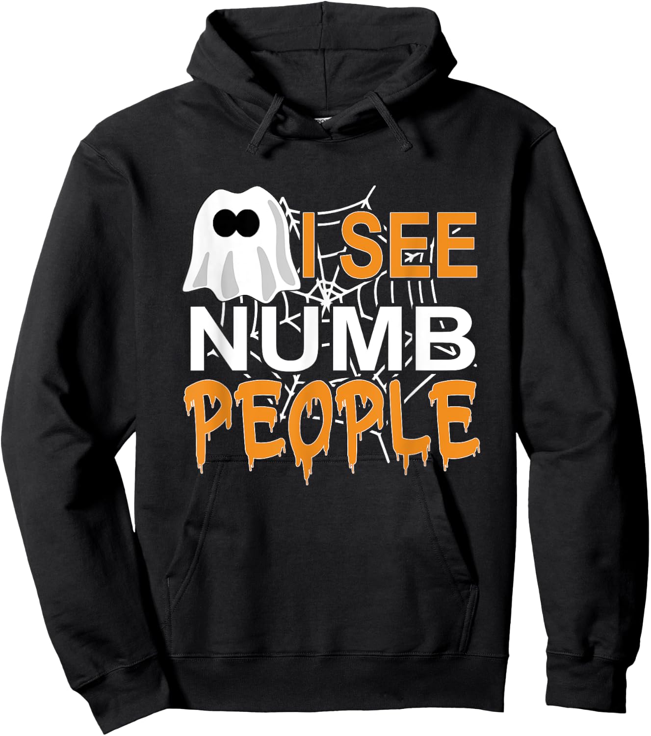 I See Numb People Dental School Graduate Halloween Dentist Hoodie - Hoodie | Black