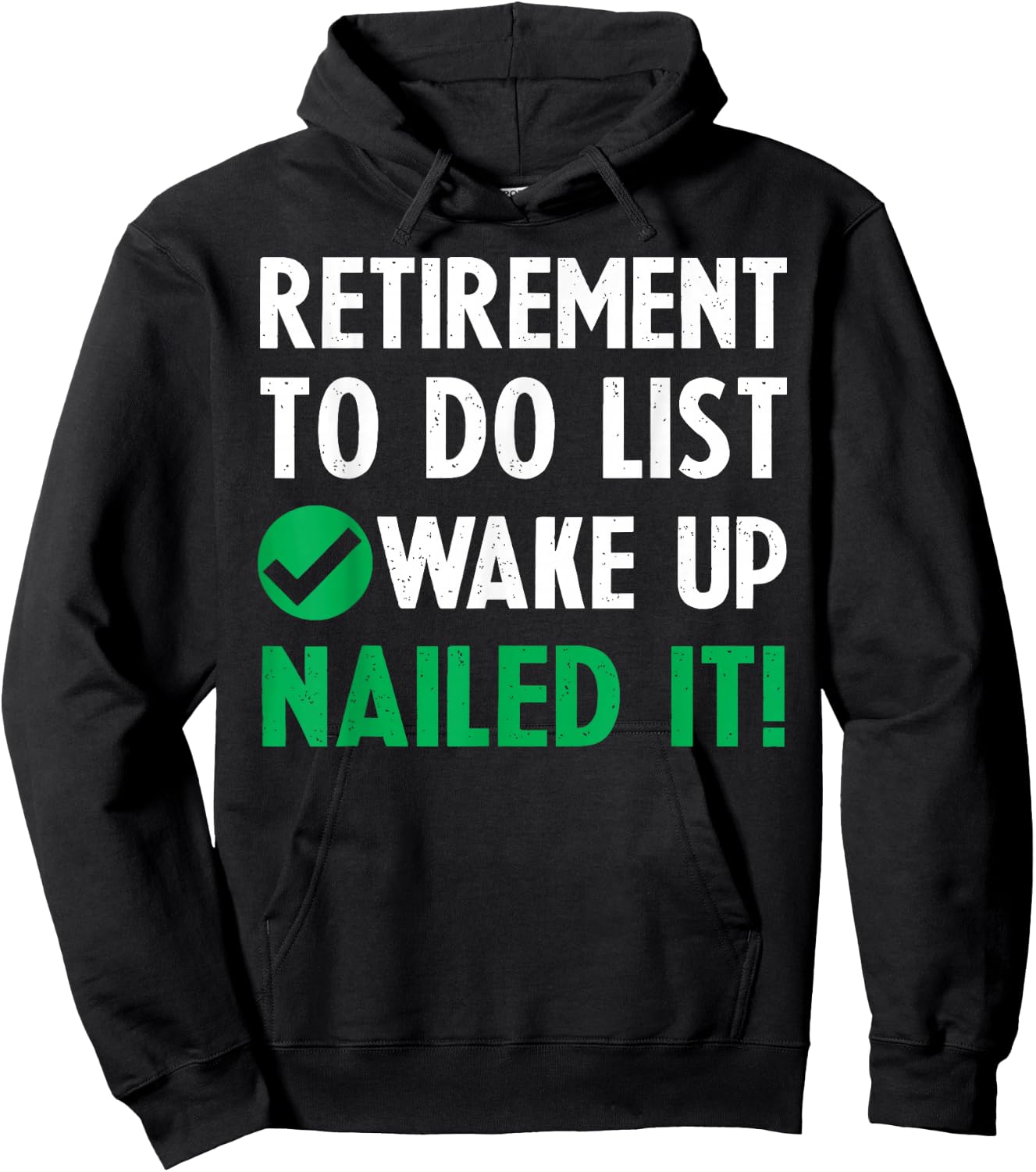 Funny Retirement Men's Retired Gifts Hoodie - Hoodie | Black
