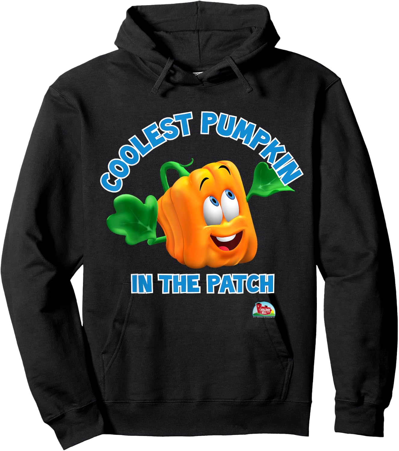 Coolest Pumpkin in the Patch - Spookley Halloween Kids Hoodie - Hoodie | Black
