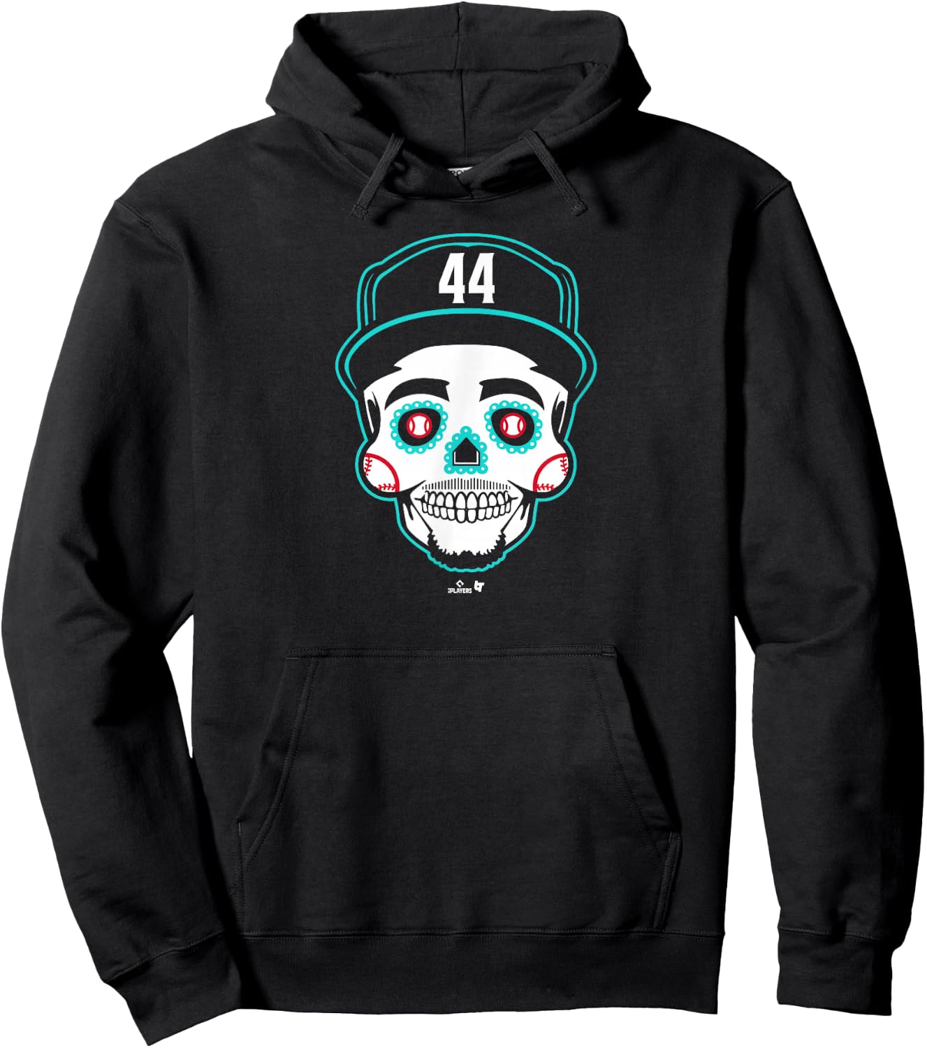 Julio Rodriguez - Sugar Skull - Seattle Baseball Hoodie - Hoodie | Black