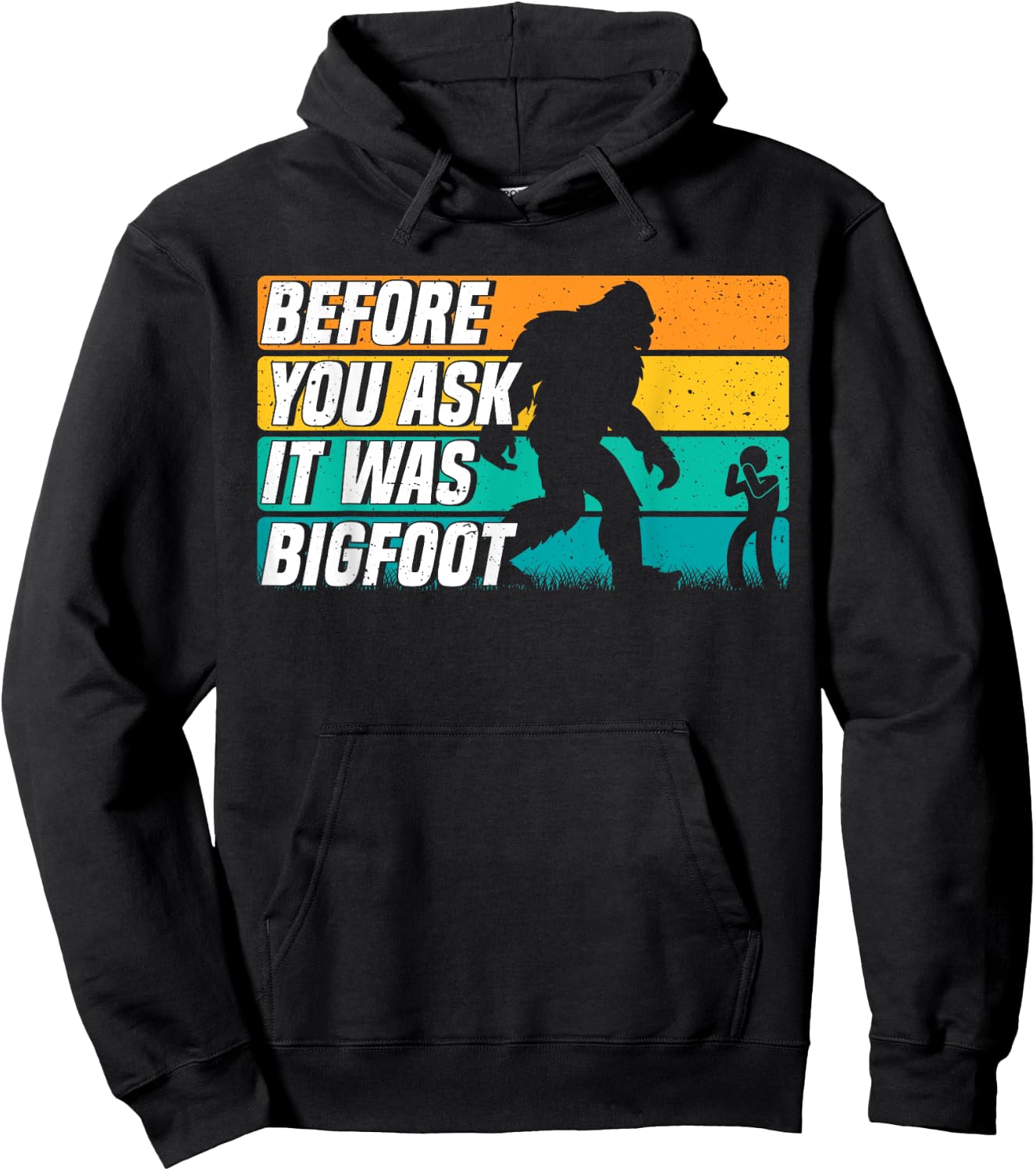 It was Bigfoot Handicapped PWD Funny Disability Wheelchair Hoodie - Hoodie | Black