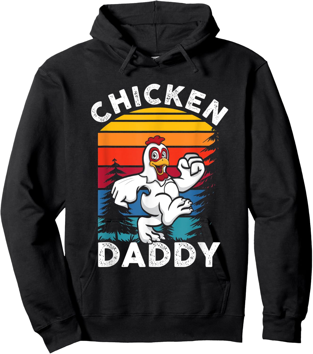 Chicken Daddy | Farming Roaster Poultry | Farmer Hoodie - Hoodie | Black