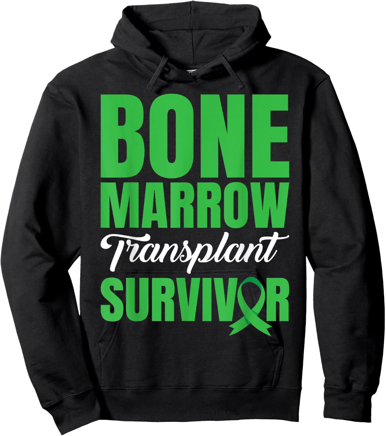 Bone Marrow Donation Bone Marrow Transplant Survivor Hoodie - Hoodie | Black