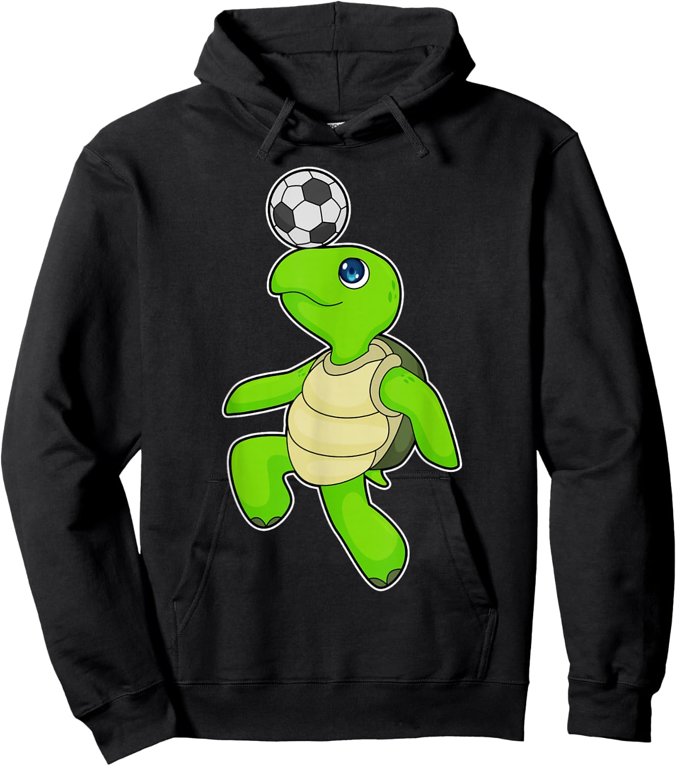 Turtle Soccer player Soccer Sports Hoodie - Hoodie | Black