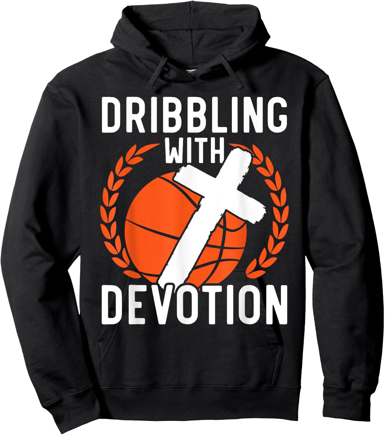Basketball And Jesus Christ Christian Believer Hooper Hoodie - Hoodie | Black