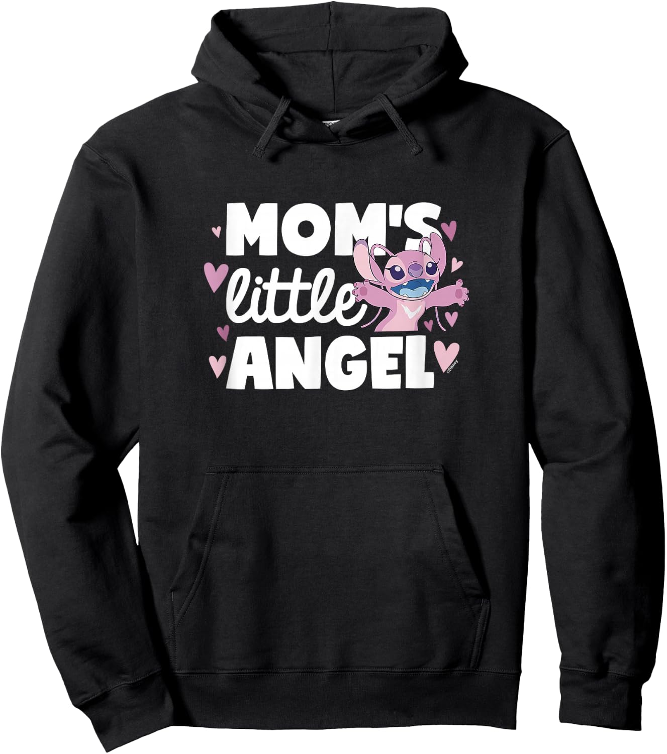 Lilo & Stitch - Mom's Little Angel Hoodie - Hoodie | Black
