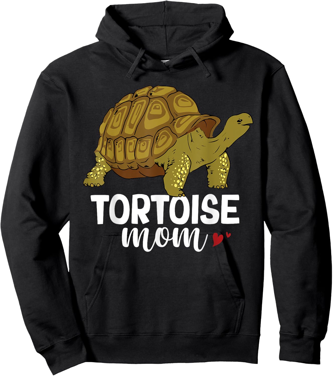 Tortoise Mom Mother's Day Reptile Women Turtle Hoodie - Hoodie | Black