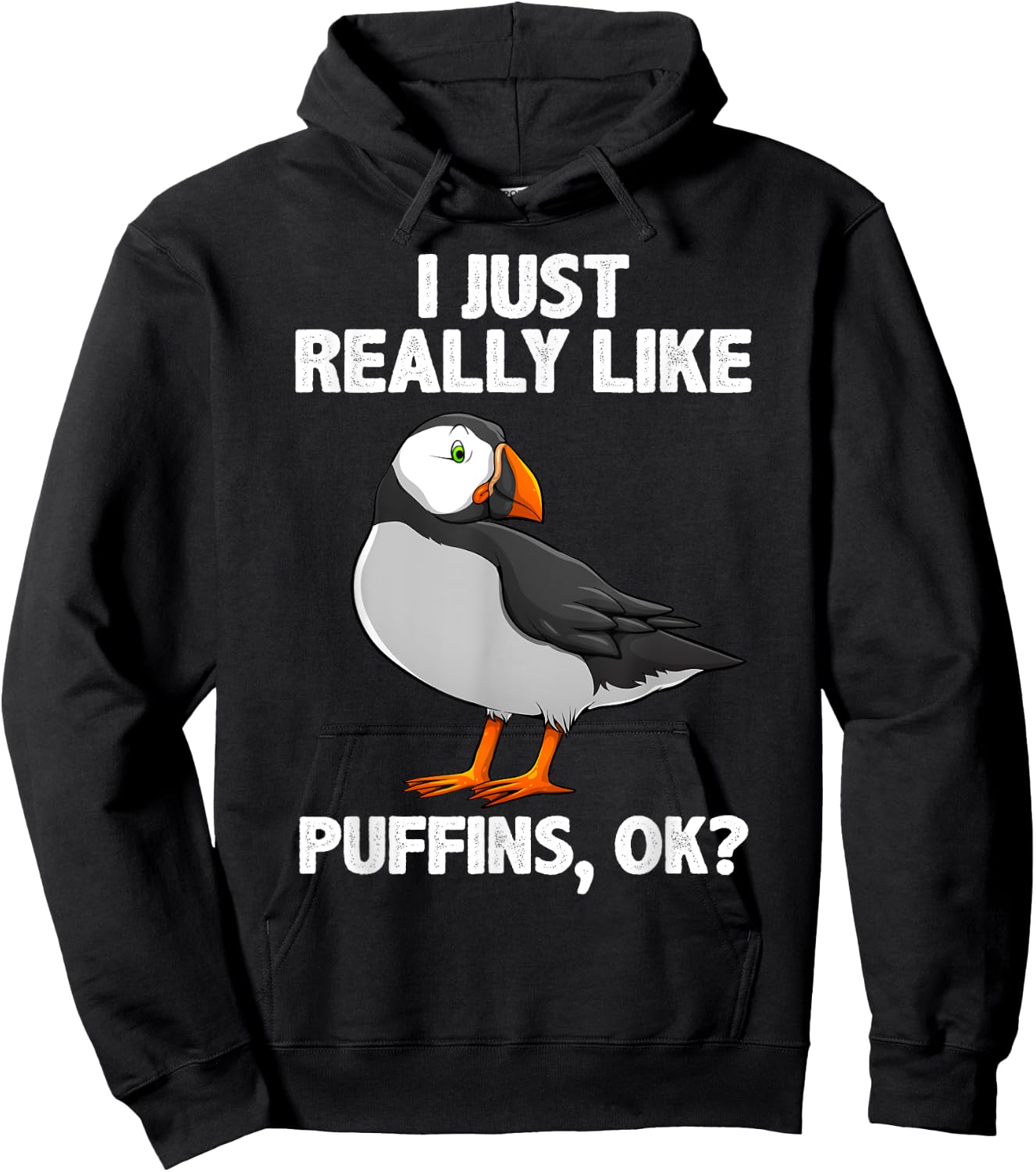 Best Puffin Design Women Seabird Puffin Bird Lover Hoodie - Hoodie | Black