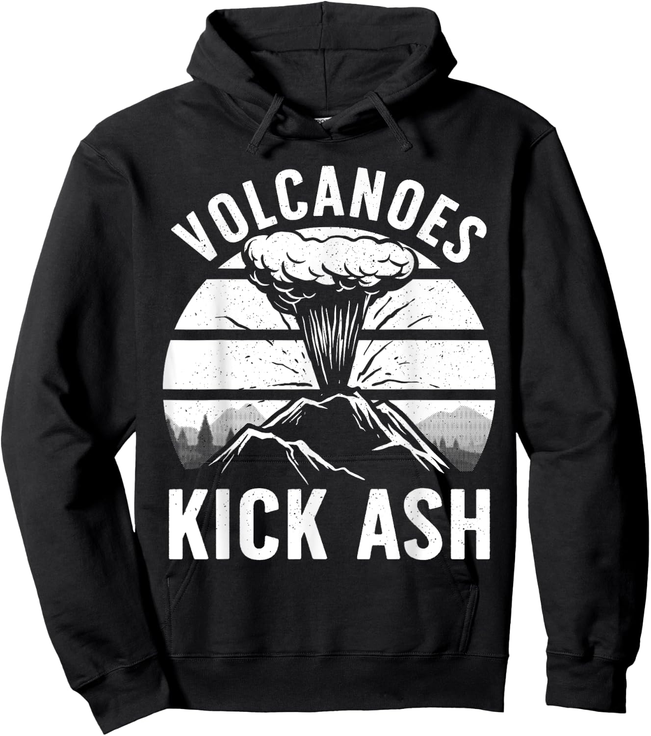 Cool Volcano Women Kids Volcanic Ash Volcano Lover Hoodie - Hoodie | Black