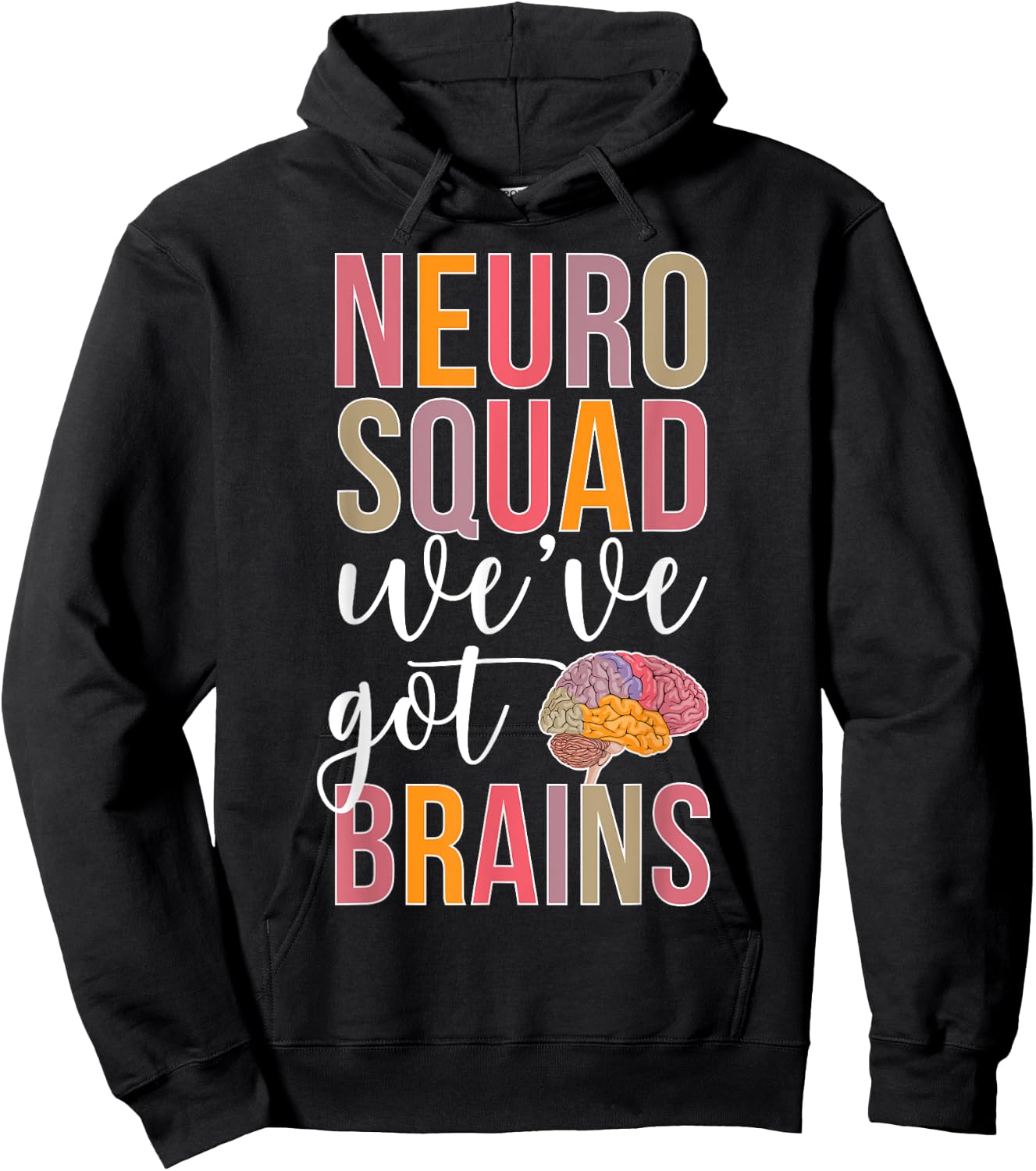 Neuro Squad Neurologist Neuro Tech Neurology Team Hoodie - Hoodie | Black