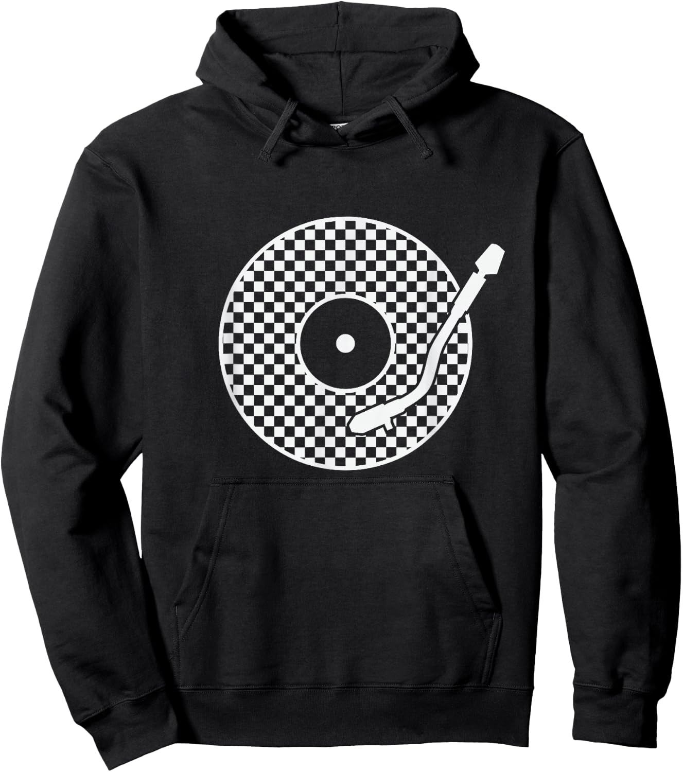 Ska Vinyl Record Jazz Music Hoodie - Hoodie | Black