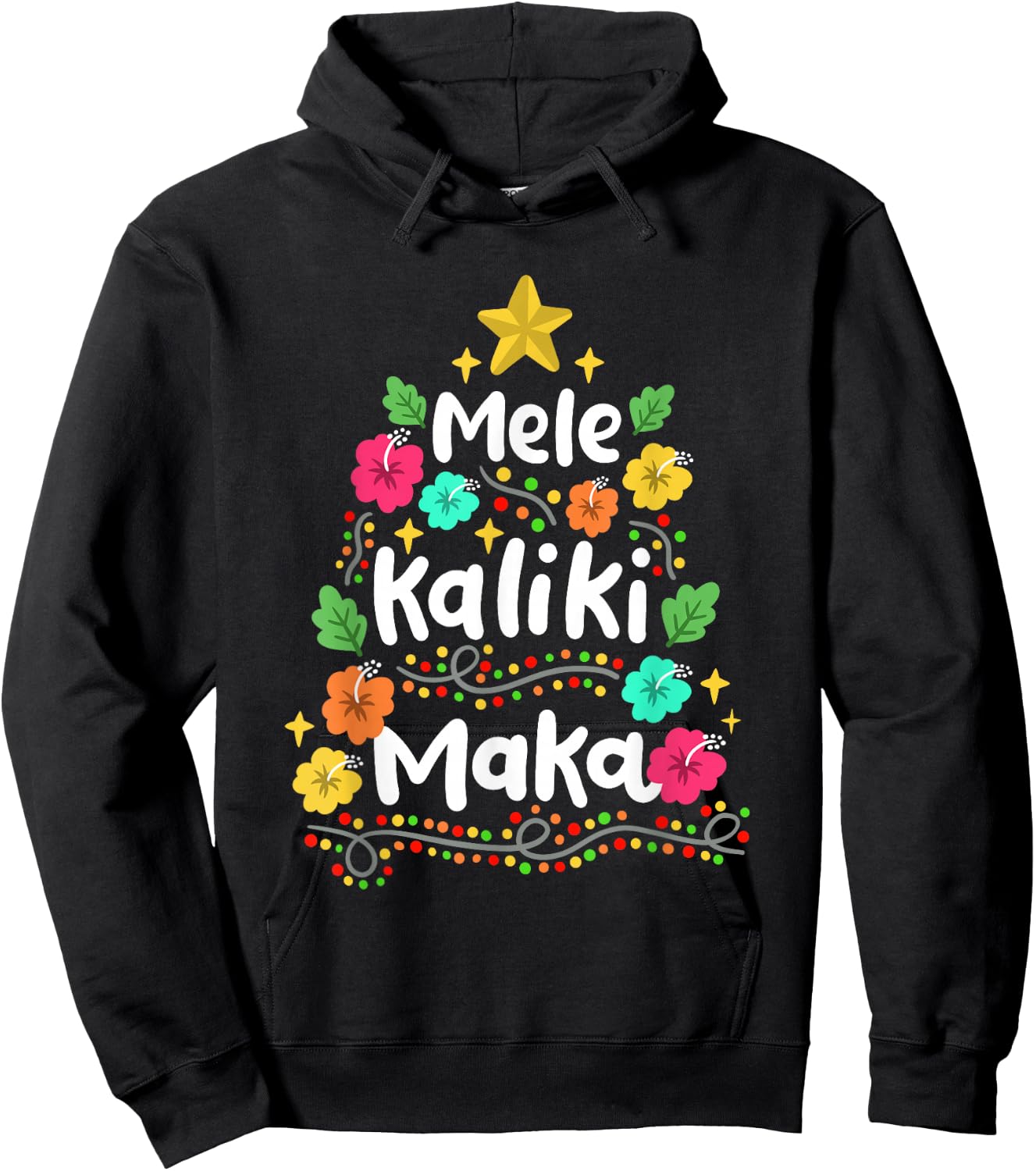 Mele Kaliki Maka Summer Christmas in July Men Women Kids Hoodie - Hoodie | Black